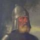Porträt eines Ritters mit Helm